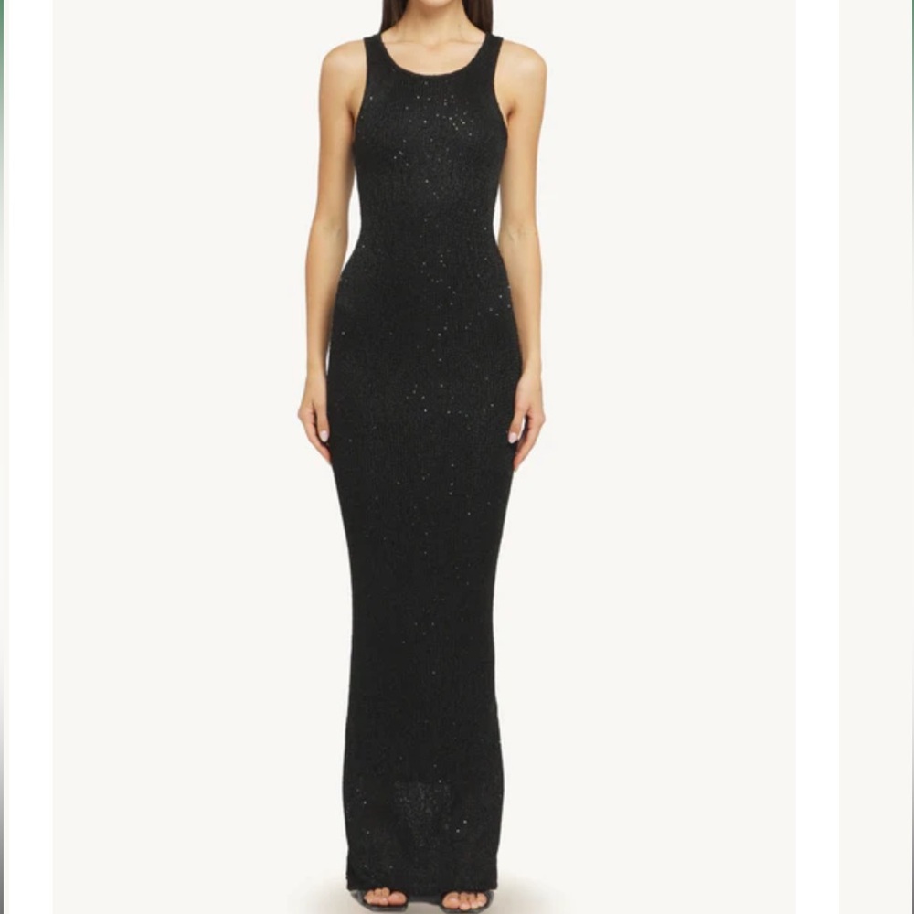 ASTA RESORT ~ Natalia Dress - Black Sequin (M) - Picture 2 of 5